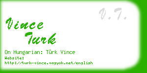 vince turk business card